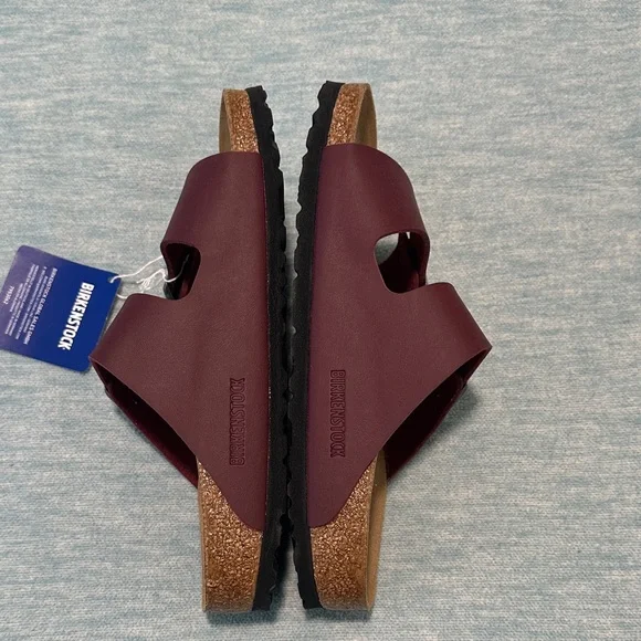 Birkenstock Arizona Sandals - Burgundy - Picture 3 of 7